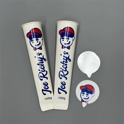 Ice Lolly Jelly Calippo Paper Squeeze Tube